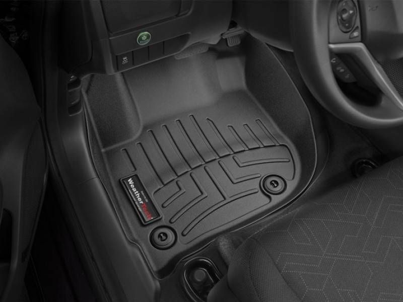 3D килимки для Honda HR-V 2015- чорні передні WeatherTech 447051 141194 фото