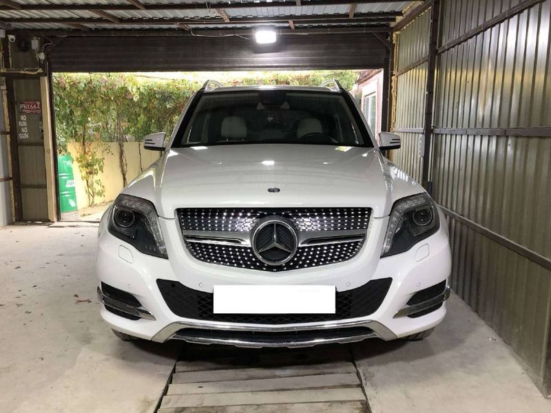 Решетка радиатора на Mercedes GLK-class X204 2012-2015 Diamond Silver 430003 фото