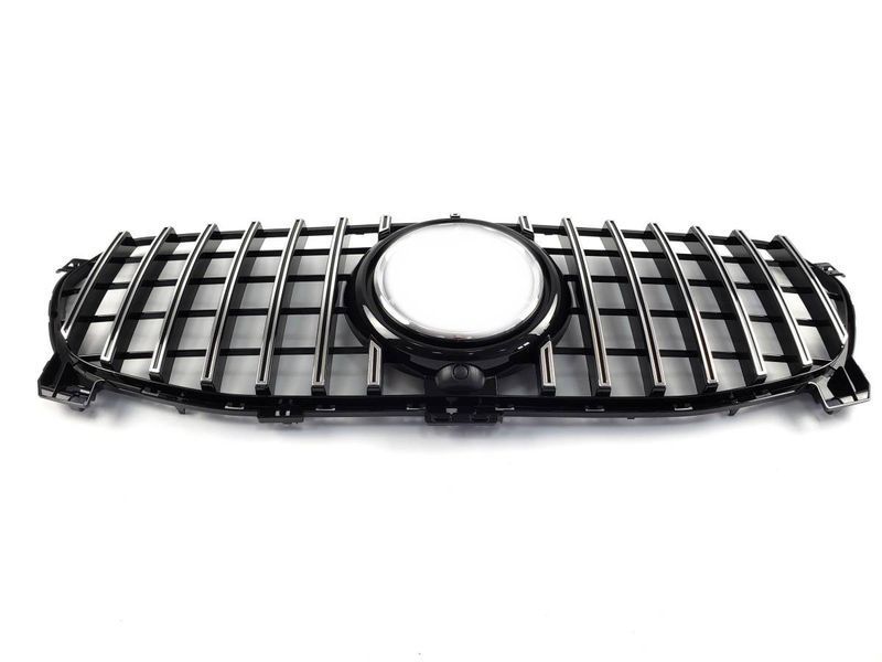 Решетка радиатора на Mercedes GLE-class W167 2018-2023 Normal GT Chrome Black 427682 фото