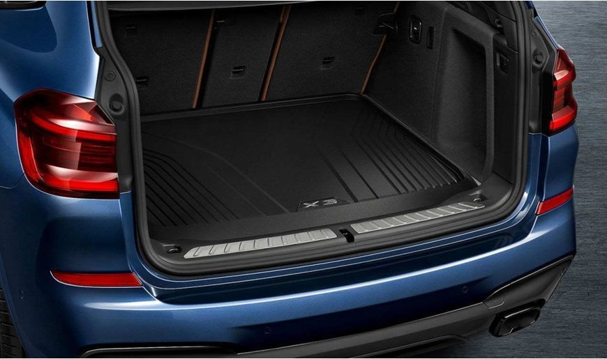 Килимок в багажник для BMW X3 G01 2017- PHEV оригінал 51472473482 415361 фото