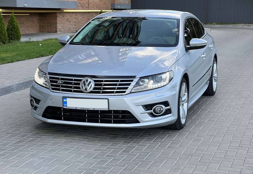 Передній бампер на Volkswagen Passat CC 2012-2017 стиль R-Line 428721 фото