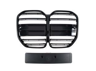 Ноздри Черный глянец (Двойные M-Look) на BMW 4 G22, G23 2020- 429922 фото