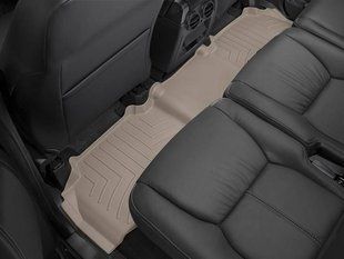 3D килимки для Land Rover Discovery 2013- бежеві задні WeatherTech 453623 46399 фото