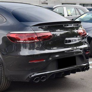 Спойлер на Mercedes GLC-class C253 2016- AMG style чорний глянець 354948 фото