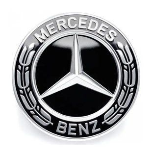 Автологотип емблема на капот Mercedes хром 57мм A2048170616 522487 фото