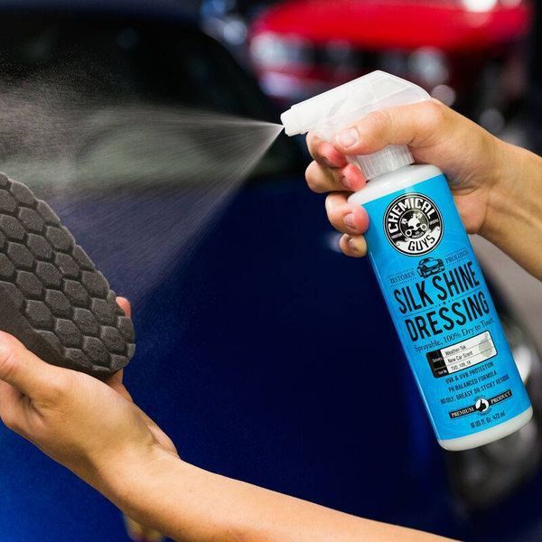 Защитное средство для винила, резины, пластика Chemical Guys Silk Shine Vinyl, Rubber, Plastic Satin Protectant Dressing 473мл 408843 фото