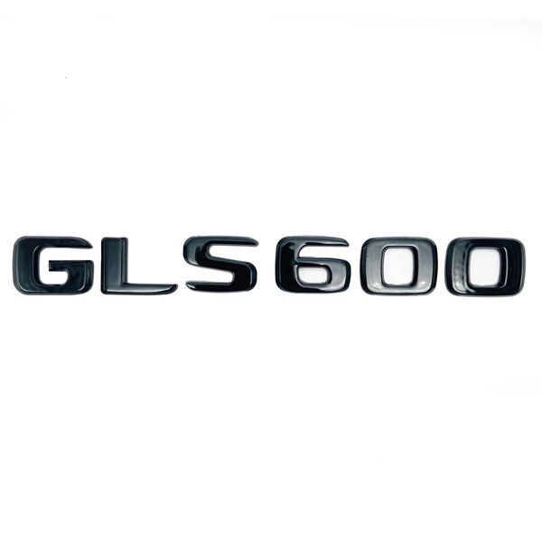 Автологотип шильдик эмблема надпись Mercedes GLS600 Black Package черный глянец 418231 фото