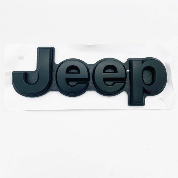 Емблема на кришку багажника Jeep Grand Cherokee 2013-2021 чорний матовий 185x62мм 5UY60DX8AA 418117 фото