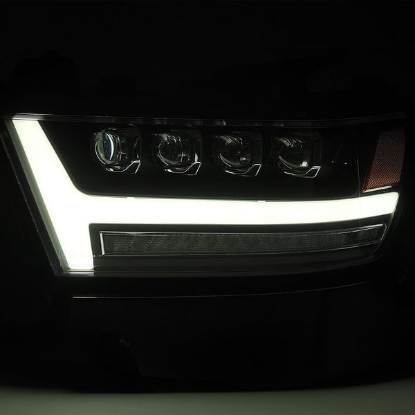 Альтернативная оптика передняя на Dodge Ram 2019- LED Nova series Alpha-Black 242542 фото
