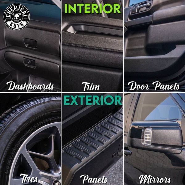 Керамика для винила, резины, пластика Chemical Guys HydroShield Vinyl, Rubber, Plastic Ceramic Shine Coating 473мл 408845 фото