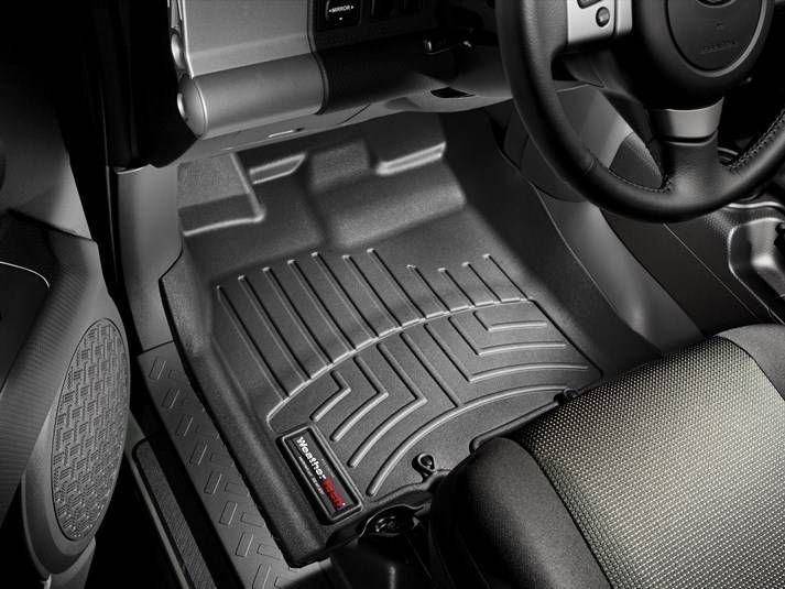 3D коврики для Toyota FJ Cruiser 2007-2011 черные передние WeatherTech 443111 46777 фото