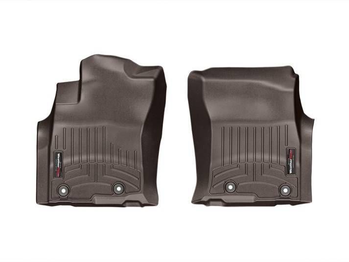 3D килимки для Toyota Land Cruiser Prado 150, Lexus GX 460 2013- какао передні WeatherTech 474931 46872 фото