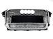 Решітка радіатора на Audi A4 B8 2011-2015 стиль RS4 Silver Black quattro 427476 фото 1