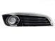 Решетки в бампер Chrome Black (стиль W12 под дистроник) на Audi A8 D4 2014-2017 430045 фото 2