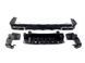 Диффузор (заднего бампера) Full Black / Chrome Pipe (стиль E63) Coupe AMG на Mercedes E-class W213 2020-2023 427864 фото 6