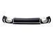 Диффузор (заднего бампера) Black Silver/Chrome Pipe (в стиле RS3) Hatchback на Audi A3 2012-2016 427782 фото 3