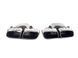 Диффузор (заднего бампера) Full Black / Chrome Pipe (стиль E63) Coupe AMG на Mercedes E-class W213 2020-2023 427864 фото 4