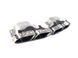 Диффузор (заднего бампера) Full Black / Chrome Pipe (стиль E63) Coupe AMG на Mercedes E-class W213 2020-2023 427864 фото 5