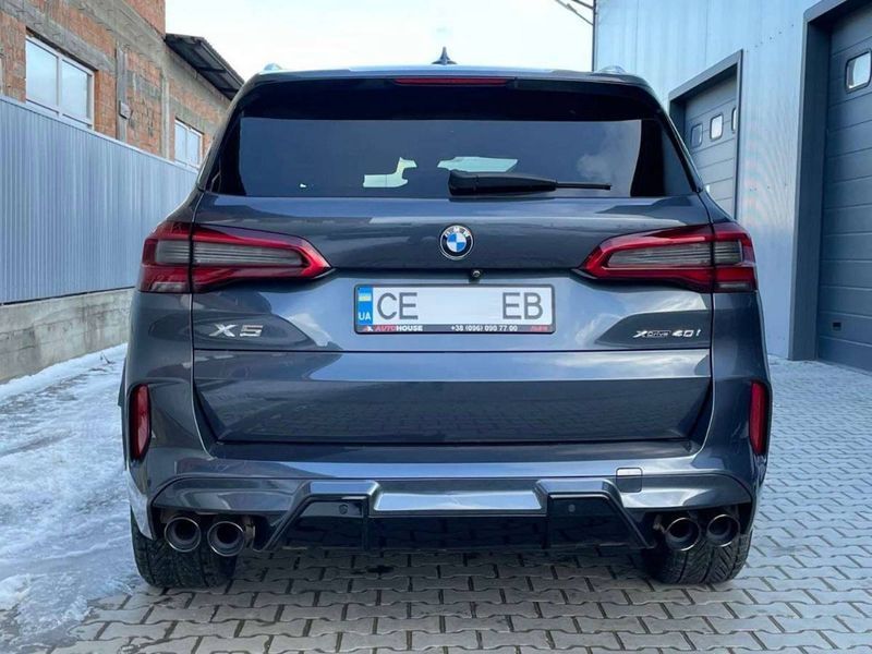 Комплект обвеса передний и задний бампер на BMW X5 G05 2018-2022 в стиле X5M F95 с порогами 429780 фото