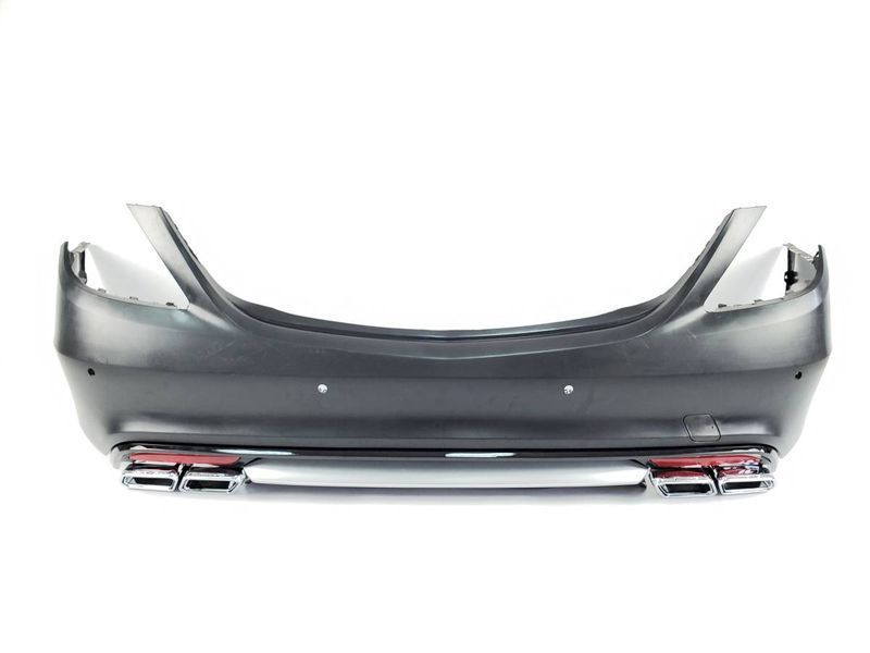 Задний бампер на Mercedes S-class W222 2013-2017 в стиле S63 AMG 428556 фото