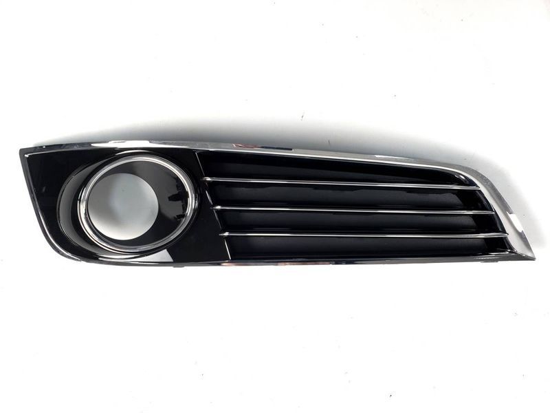 Решетки в бампер Chrome Black (стиль W12 под дистроник) на Audi A8 D4 2014-2017 430045 фото