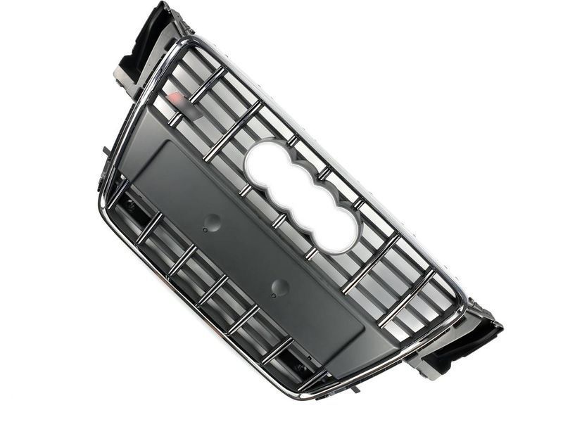 Решітка радіатора на Audi A5 2007-2011 стиль S5 Silver Chrome 427386 фото Решітка радіатора на Audi A5 2007-2011 стиль S5 Silver Chrome 427386 фото