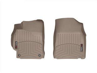 3D килимки для Toyota Camry XV50 2011-2014 бежеві передні WeatherTech 454001 46764 фото