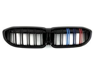 Решітка радіатора на BMW 3 G20, G21 2018-2022 M-color 429023 фото