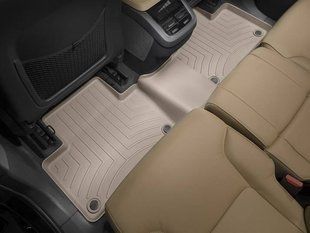3D килимки для Volvo XC90 2015- бежеві задні WeatherTech 458282 47049 фото