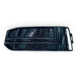 Решетка переднего бампера на Audi A4 B9 2015-2019 S-Line левая 8W0807681F черный глянец 408967 фото