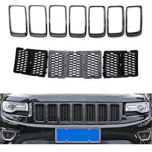 Решітка радіатора на Jeep Grand Cherokee 2014-2017 Black 68143073AC 423076 фото