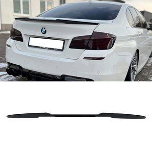 Спойлер на BMW 5 F10 2010-2017 M4 style чорний глянець 429877 фото