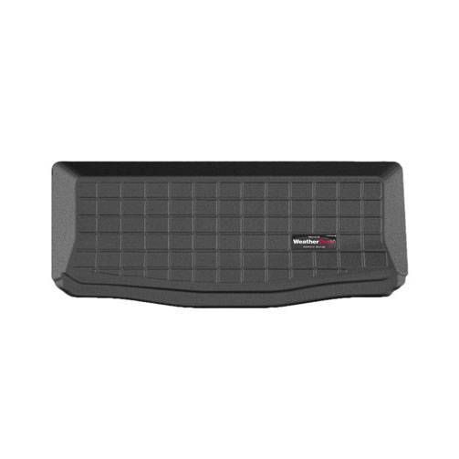Килимок у багажник для Tesla Model S 2012- AWD задній короткий нижній чорний WeatherTech 40569 46016 фото