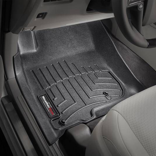 3D коврики для Toyota Land Cruiser Prado 150, Lexus GX 460 2009-2013 черные передние WeatherTech 442861 46869 фото