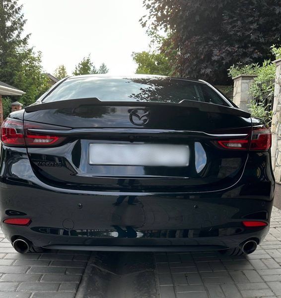 Спойлер на Mazda 6 2012- GJ M-style чорний глянець 416086 фото