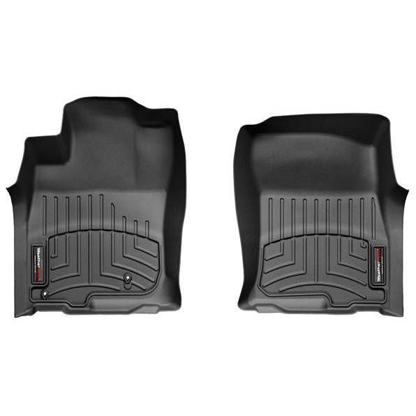 3D коврики для Toyota Land Cruiser Prado 150, Lexus GX 460 2009-2013 черные передние WeatherTech 442861 46869 фото