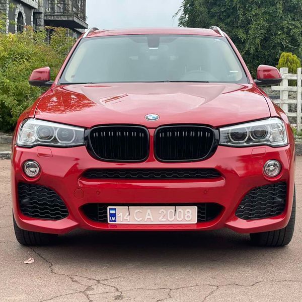 Решітка радіатора на BMW X3 F25, X4 F26 2014-2017 M-Look Black 429049 фото