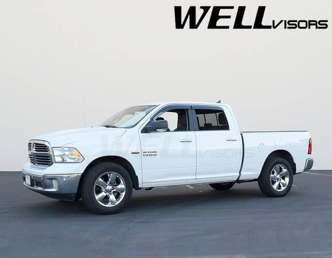 Дефлекторы окон на Dodge Ram 2009- Crew Cab & Mega Cab Premium Series WELLvisors 3-847DG004 45630 фото