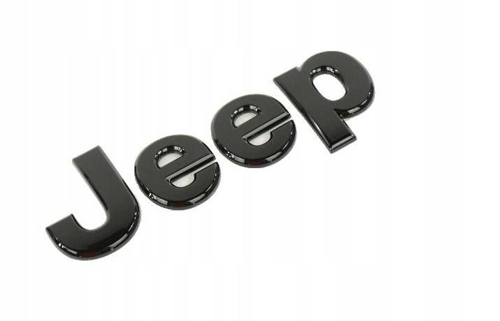 Автологотип эмблема надпись Jeep Grand Cherokee 68317239AA на капот черный глянец 418268 фото
