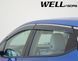 Дефлектори вікон для Chevrolet Bolt 2017- з хром молдингом WELLvisors 3-847CH027 162718 фото 7