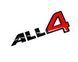 Автологотип шильдик эмблема надпись Mini ALL4 Black Red черный глянец 523226 фото 4