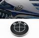Автологотип емблема BMW X7 G07, 7 G11 LCI, 7 G12 LCI Чорний 95мм на капот 523105 фото 1