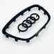 Эмблема логотип шильдик на руль Audi 2012- 12 клипс черный глянец 423919 фото 3
