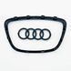 Эмблема логотип шильдик на руль Audi 2012- 12 клипс черный глянец 423919 фото 4