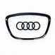 Эмблема логотип шильдик на руль Audi 2012- 12 клипс черный глянец 423919 фото 1