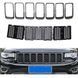 Решітка радіатора на Jeep Grand Cherokee 2014-2017 Black 68143073AC 423076 фото 1