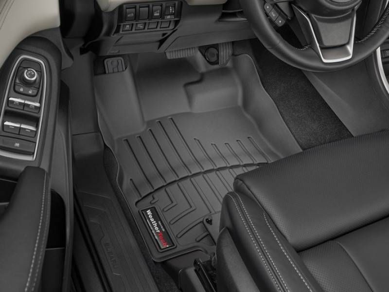 3D килимки для Subaru Ascent 2019- чорні передні WeatherTech 4414751 141451 фото