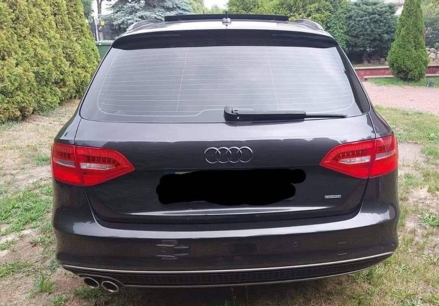 Автологотип емблема чорні кільця Audi A4 B8 2008-2015 Black Edition на кришку багажника 260778 фото