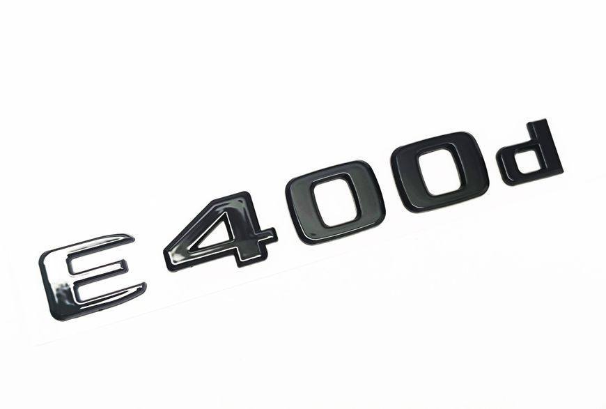 Автологотип шильдик эмблема надпись Mercedes E400d Black Package черный глянец 522945 фото