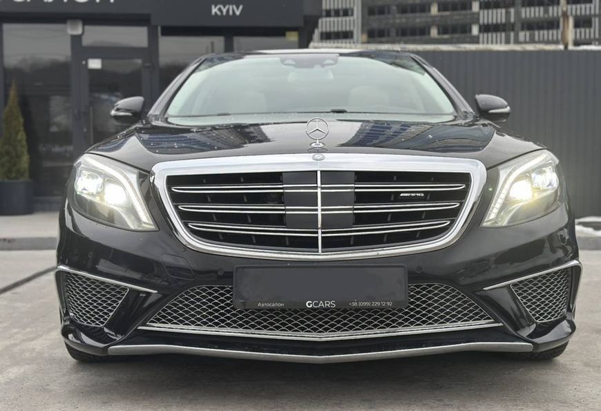 Комплект обвісу передній і задній бампер на Mercedes S-class W222 2013-2017 стиль S63 430320 фото